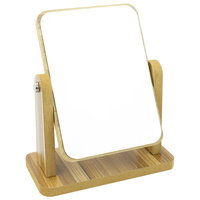 Lulu Grace Wood Table Mirror Square 18cm x 13cm