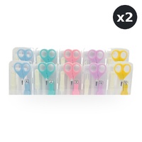 Baby & Me Baby Manicure Set 3 Piece Infant Nail Care Kit Assorted - Random Colour Supplied Pack of 2
