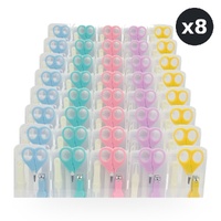 Baby & Me Baby Manicure Set 3 Piece Infant Nail Care Kit Assorted - Random Colour Supplied Pack of 8