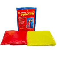 Safe Home Care Rain Poncho Waterproof Raincoat Rain Coat Rainwear Adult Assorted