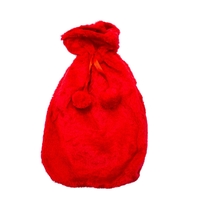 Safe Home Care Hot Water Bottle Cover Relaxing Warmer Heat Soft Bag Red