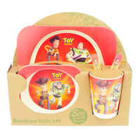 Baby & Me Bamboo Feed Set Eco Friendly Baby Kids Dinnerware Toy Story