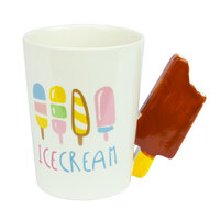 Curtis & Wade Mug Ice Cream Drop Chocolate Handle