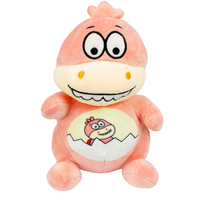 Soft Stuffed Toy Animal Plush Huggable Play Little Dinosaur 25cm Orange