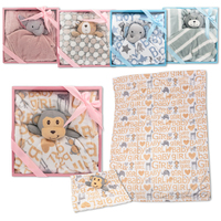 Baby & Me Baby Newborn Comforter & Secutiry Blanket Assorted