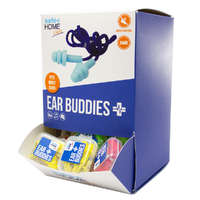 Safe Home Care Ear Buddies Plugs With Cord (Random Colour Supplied)