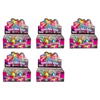 Ginormous Unicorn Egg Growing Pet Hatching Egg Counter Display of 12 Bundle of 5