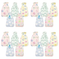 Health & Beauty Plush Pom Pom Hot Water Bottle Cover Assorted Prints - Random Design Supplied Pack of 4
