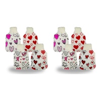 Health & Beauty Knitted Hot Water Bottle Cover Heart Prints - Random Design Supplied Pack of 2