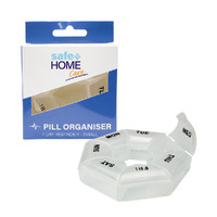Safe Home Care Pill Box Reminder Round 7 Day 8.5 x 2.5cm