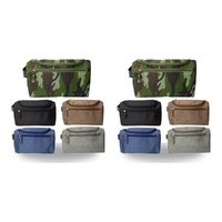 Mens Toiletry Bag 25 x 15 x 14cm Assorted Colours - Random Colour Supplied Pack of 2