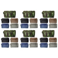 Mens Toiletry Bag 25 x 15 x 14cm Assorted Colours - Random Colour Supplied Pack of 6