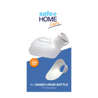 Safe Home Care Unisex Urinal Urine Bottle with Lid