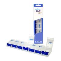 Safe Home Care Push Button Pill Box Organiser 7 Day 22 x 5 x 2.5cm