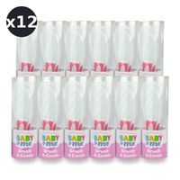 Baby & Me Brush and Comb Set for Babies Soft Pink Bristles Grooming Kit Pack of 12