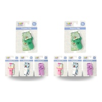 Baby & Me Dummy Clip Assorted Designs - Random Design Supplied Pack of 2