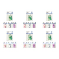 Baby & Me Dummy Clip Assorted Designs - Random Design Supplied Pack of 6