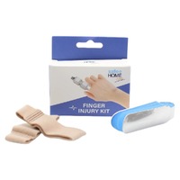 Safe Home Care 3 Piece Finger Injury Kit Splint and Tape