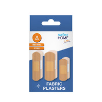 Safe Home Care Breathable And Sterile Fabric Plasters 12pc