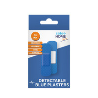 Safe Home Care Suited To Catering Environments Detachable Blue Plasters 20pc