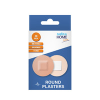 Safe Home Care Breathable Sterile And Waterproof Plasters Round 30pc
