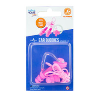 Safe Home Care Silicone Ear Buddies With Cord & Nose Clip For Swimming