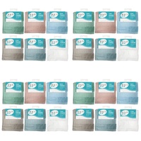 Beauty & Me Face Washer 100% Cotton 34 x 34cm - Random Colour Supplied Pack of 4