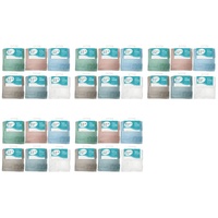 Beauty & Me Face Washer 100% Cotton 34 x 34cm - Random Colour Supplied Pack of 5