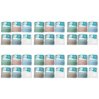 Beauty & Me Face Washer 100% Cotton 34 x 34cm - Random Colour Supplied Pack of 6
