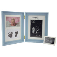 Ultra Sound Baby Double Photo Frame Blue