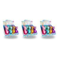 Animal Pop Tubes Giraffe Fidget Toy Assorted Colours Counter Display of 24 Bundle of 3