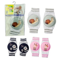 Baby Crawling Knee Pads Pair Assorted Designs - Random Design and Colour Supplied
