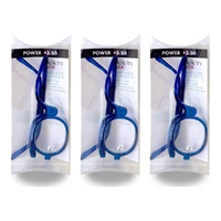 Beauty & Me Magnifying Makeup Glasses +3.50 Strength - Random Colour Supplied Pack of 3