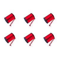 Curling Ribbon Red Metallic 5mm x 500 Yards Pack of 6