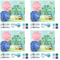 Kids Colour Changing Umbrella Assorted Prints - Random Design and Colour Supplied Pack of 4
