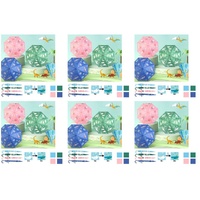 Kids Colour Changing Umbrella Assorted Prints - Random Design and Colour Supplied Pack of 6