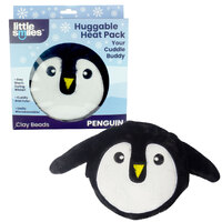 Little Smiles Penguin Huggable Heat Pack - Clay Beads 400g - Microwaveable