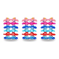 Kids Swimming Goggles Animal Designs with Ear Plugs Assorted - Random Design and Colour Supplied Pack of 3