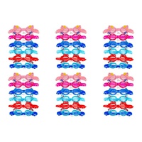 Kids Swimming Goggles Animal Designs with Ear Plugs Assorted - Random Design and Colour Supplied Pack of 6