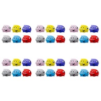 Kids Swimming Cap Mrs Fish Assorted Colours - Random Colour Supplied Pack of 6
