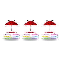Kids Umbrella with Pop-Up Eyes Assorted Designs - Random Design and Colour Supplied Pack of 3