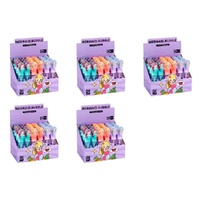 Mermaid Bubble Wand Bottles Counter Display of 24 Bundle of 5