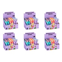Mermaid Bubble Wand Bottles Counter Display of 24 Bundle of 6
