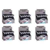 Shark Bubble Wand Bottles Counter Display of 24 Bundle of 6