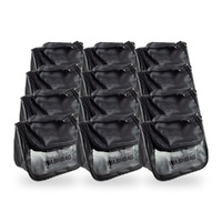 Lulu Grace Washable Toiletry Bag Black Large Size Pack of 12