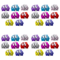 Kids Swimming Cap Clownfish Assorted Colours - Random Colour Supplied Pack of 4