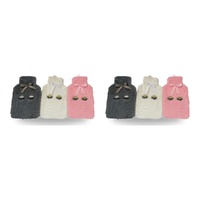Health & Beauty Soft Plush Hot Water Bottle Cover Sleepy Eyes with Velcro - Random Colour Supplied Pack of 2