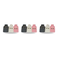 Health & Beauty Soft Plush Hot Water Bottle Cover Sleepy Eyes with Velcro - Random Colour Supplied Pack of 3