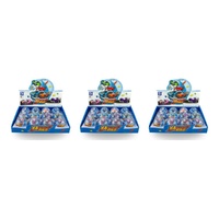Novelty Gift Surprise Egg Pull Back Block Car Counter Display of 12 Bundle of 3