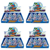 Novelty Gift Surprise Egg Pull Back Block Car Counter Display of 12 Bundle of 4